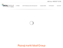 Tablet Screenshot of idealgroup.info